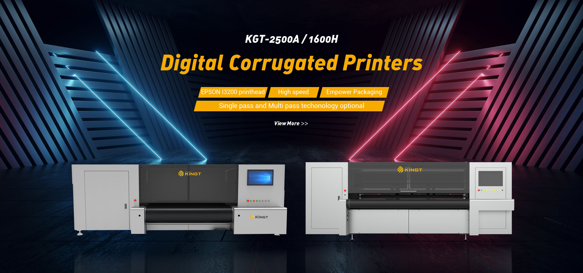 KGT-2500A Scanning Digital Corrugated Printer